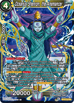 BT12-113 - Oceanus Shenron, the Anemancer - Super Rare