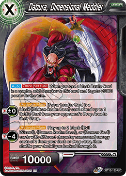 BT12-125 - Dabura, Dimensional Meddler - Uncommon