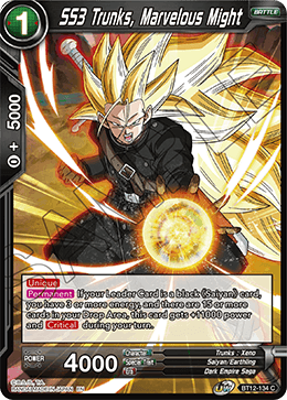 BT12-134 - SS3 Trunks, Marvelous Might - Common