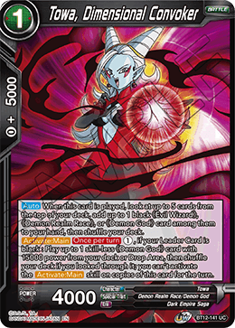 BT12-141 - Towa, Dimensional Convoker - Uncommon