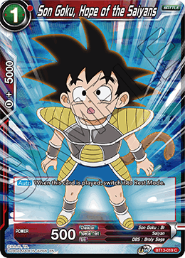 BT13-019 - Son Goku, Hope of the Saiyans - Common