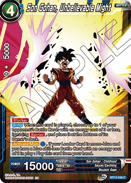 BT13-038 - Son Gohan, Unbelievable Might - Common