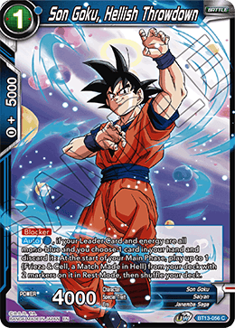 BT13-056 - Son Goku, Hellish Throwdown - Common