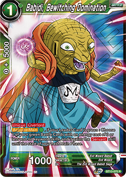 BT13-075 - Babidi, Bewitching Domination - Rare