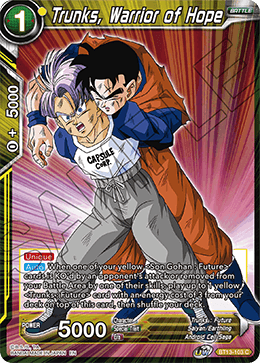 BT13-103 - Trunks, Warrior of Hope - Common