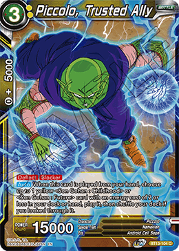 BT13-104 - Piccolo, Trusted Ally - Common FOIL