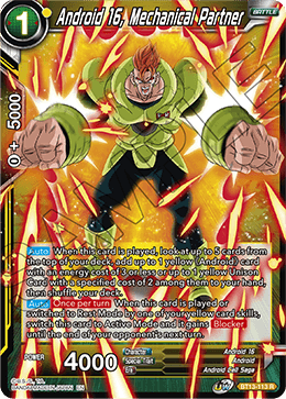 BT13-113 - Android 16, Mechanical Partner - Rare