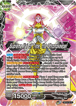 BT13-121 - Supreme Kai of Time, the Chronokeeper - Leader - Common