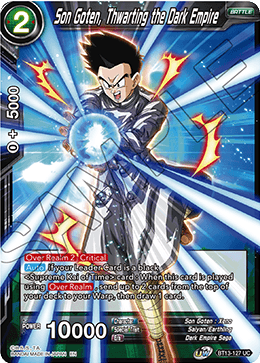 BT13-127 - Son Goten, Thwarting the Dark Empire - Uncommon FOIL