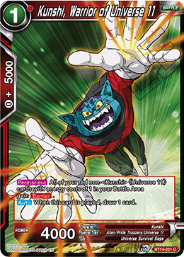 BT14-021 - Kunshi, Warrior of Universe 11 - Common