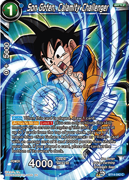 BT14-042 - Son Goten, Calamity Challenger - Common FOIL