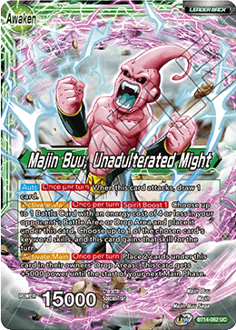 BT14-062 - Majin Buu, Unadulterated Might - Leader - Uncommon FOIL