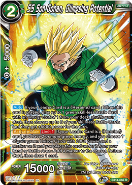 BT14-065 - SS Son Gohan, Glimpsing Potential - Rare FOIL