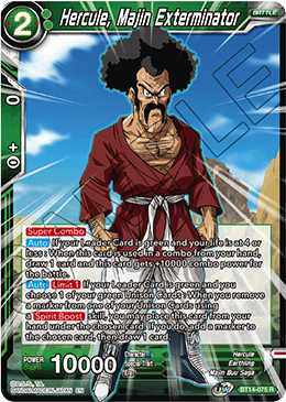 BT14-075 - Hercule, Majin Exterminator - Rare FOIL