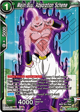 BT14-081 - Majin Buu, Absorption Scheme - Common FOIL