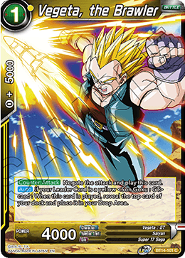 BT14-101 - Vegeta, the Brawler - Common FOIL