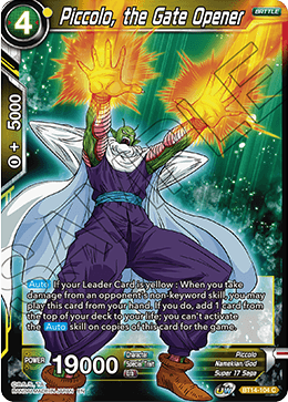 BT14-104 - Piccolo, the Gate Opener - Common