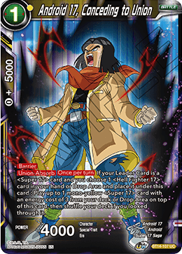 BT14-107 - Android 17, Conceding to Union - Uncommon