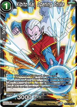 BT14-124 - Kibito Kai, Opening Strike - Uncommon FOIL