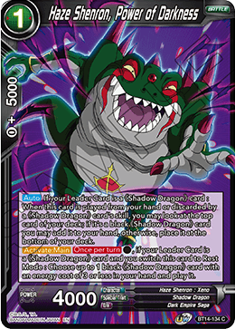 BT14-134 - Haze Shenron, Power of Darkness - Common