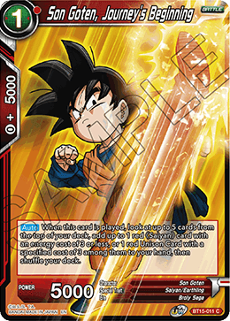 BT15-011 - Son Goten, Journey's Beginning - Common FOIL