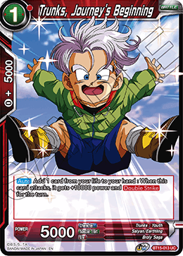 BT15-013 - Trunks, Journey's Beginning - Uncommon