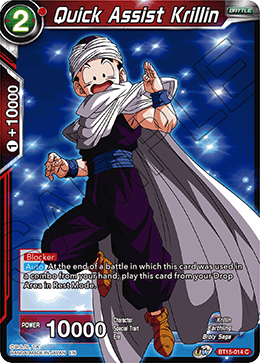 BT15-014 - Quick Assist Krillin - Common FOIL