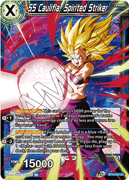 BT15-034 - SS Caulifla, Spirited Striker - Uncommon FOIL