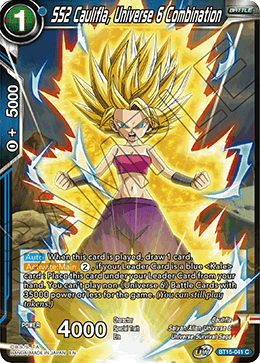 BT15-041 - SS2 Caulifla, Universe 6 Combination - Common FOIL