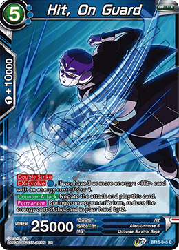 BT15-045 - Hit, On Guard - Common FOIL