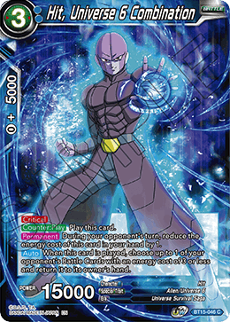 BT15-046 - Hit, Universe 6 Combination - Common FOIL