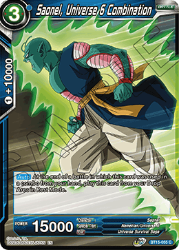 BT15-055 - Saonel, Universe 6 Combination - Common FOIL