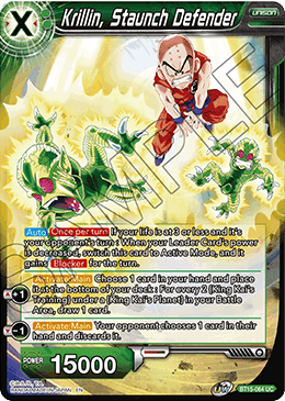 BT15-064 - Krillin, Staunch Defender - Uncommon FOIL