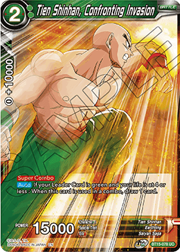 BT15-078 - Tien Shinhan, Confronting Invasion - Uncommon FOIL