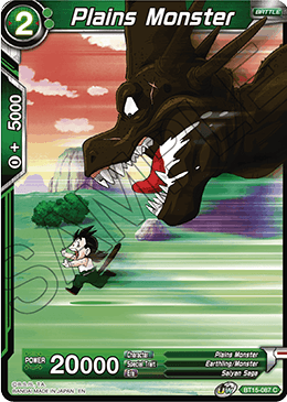 BT15-087 - Plains Monster - Common FOIL