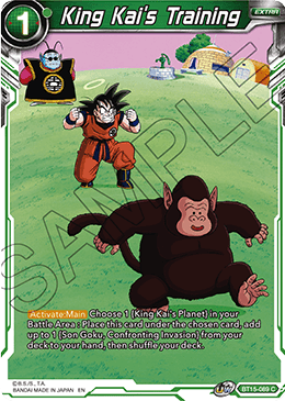 BT15-089 - King Kai's Training - Common FOIL