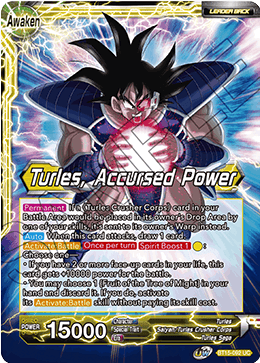 BT15-092 - Turles, Accursed Power - Leader - Uncommon FOIL