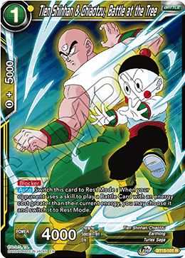 BT15-101 - Tien Shinhan & Chiaotzu, Battle at the Tree - Rare FOIL