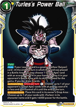 BT15-118 - Turles's Power Ball - Common