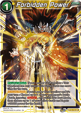 BT15-119 - Forbidden Power - Super Rare