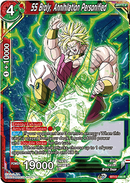 BT15-144 - SS Broly, Annihilation Personified - Rare