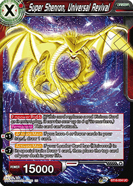 BT16-004 - Super Shenron, Universal Revival - Uncommon FOIL