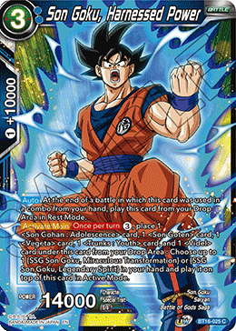 BT16-025 - Son Goku, Harnessed Power - Common FOIL