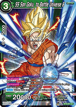 BT16-051 - SS Son Goku, to Battle Universe 6 - Uncommon