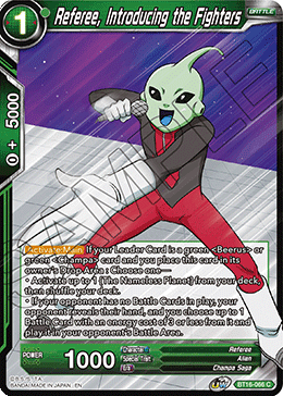 BT16-066 - Referee, Introducing the Fighters - Common FOIL