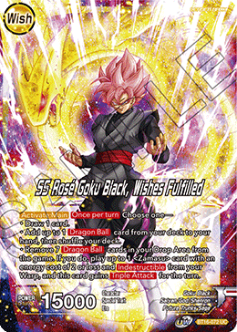 BT16-072 - SS Rose Goku Black, Wishes Fulfilled - Leader - Uncommon