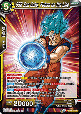 BT16-075 - SSB Son Goku, Future on the Line - Common FOIL