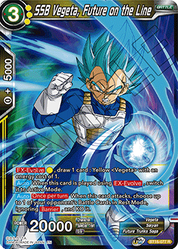 BT16-077 - SSB Vegeta, Future on the Line - Rare FOIL