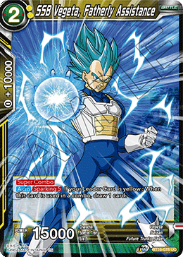 BT16-078 - SSB Vegeta, Fatherly Assistance - Uncommon FOIL