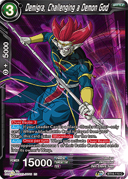 BT16-110 - Demigra, Challenging a Demon God - Common FOIL